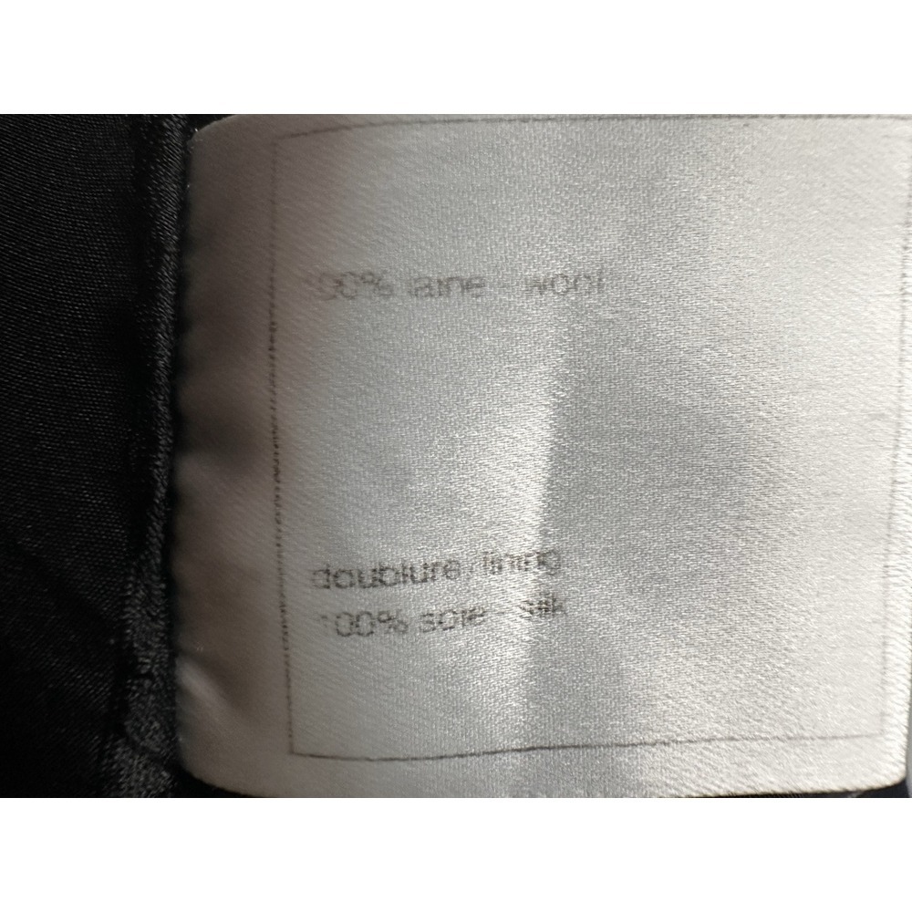 CHANEL UNIFORM CLASSIC‎ BEAUTIFUL WORK-EVENING PARTY BLACK Lined DRESS PANTS 44 - Picture 16 of 16